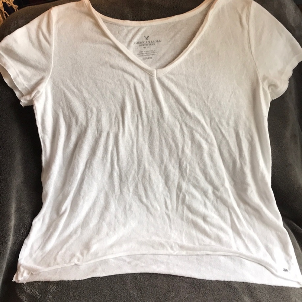 White American eagle shirt small